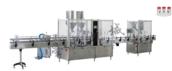 塑料瓶裝食用鹽灌裝生產(chǎn)線,塑料瓶裝食用鹽自動包裝生產(chǎn)線