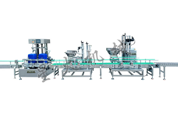 25L化工液體稱重灌裝生產(chǎn)線