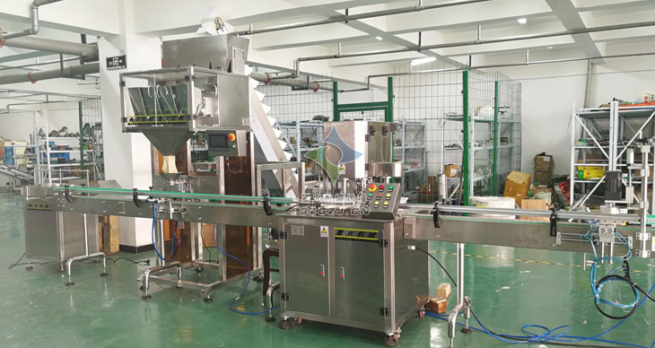 自動(dòng)化雜糧顆粒罐裝包裝生產(chǎn)線
