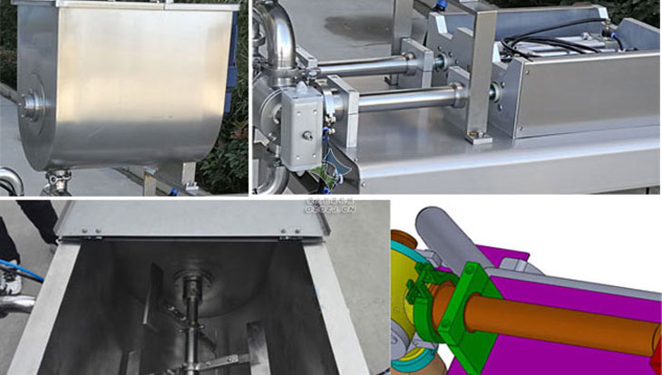 雙頭臥式辣椒醬灌裝機(jī)