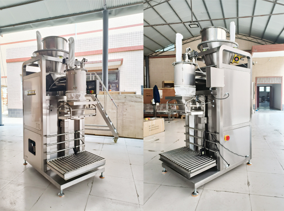 大袋粉劑自動(dòng)包裝機(jī)實(shí)拍